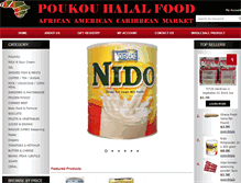 Tablet Screenshot of poukouhalalfood.com